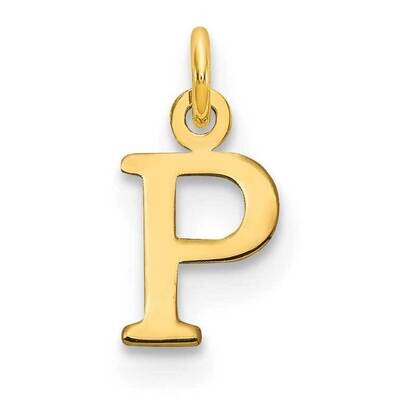 Cutout Letter P Initial Pendant 14k Gold XNA1160Y/P, MPN: XNA1160Y/P, 196904069813