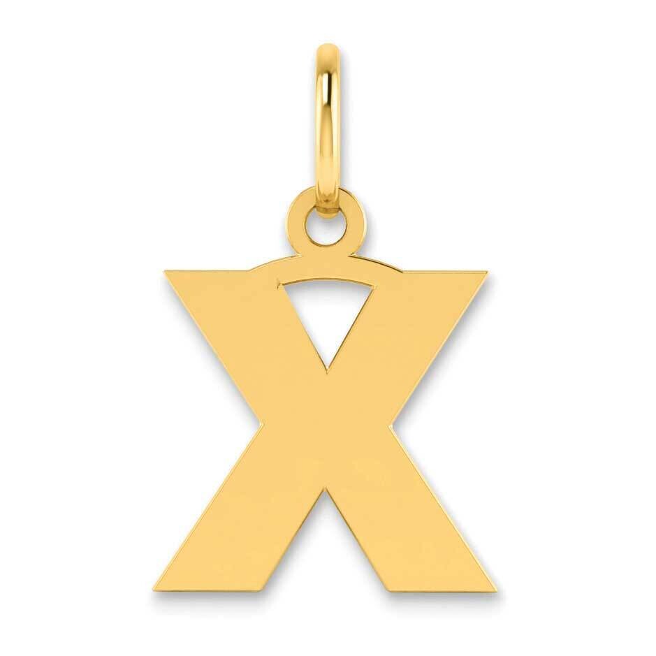 Letter X Initial Pendant 14k Gold XNA1337Y/X, MPN: XNA1337Y/X, 196904073902
