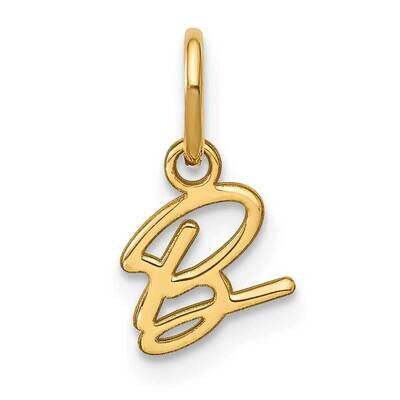 Upper Case Letter B Initial Charm 14k Gold XNA1305Y/B, MPN: XNA1305Y/B, 196904073162