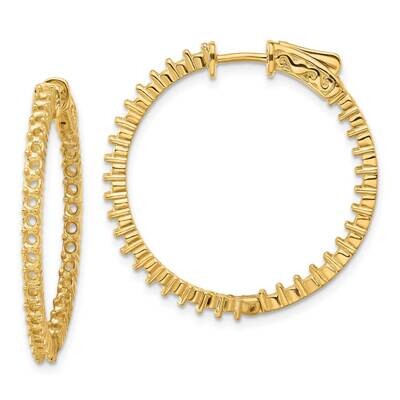 Round Hoop Safety Clasp Earring Mountings 14k Gold XE1991, MPN: XE1991, 191101637667