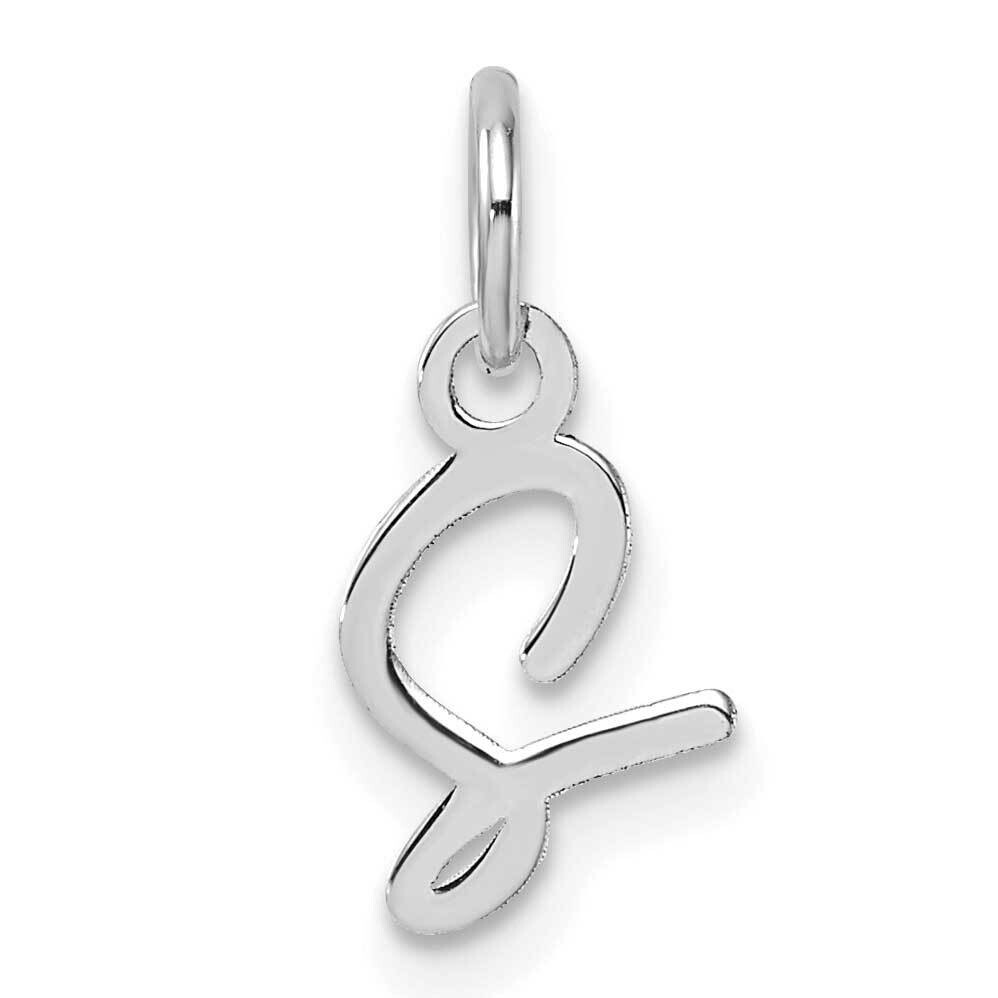 Uppercase Letter S Initial Charm 14k White Gold XNA1467W/S, MPN: XNA1467W/S,