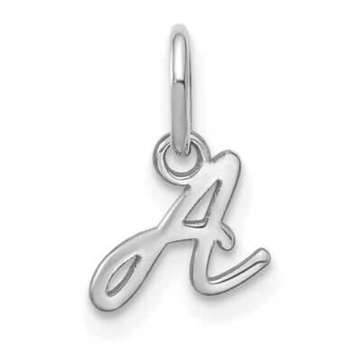 Upper Case Letter R Initial Charm 14k White Gold XNA1305W/R, MPN: XNA1305W/R,