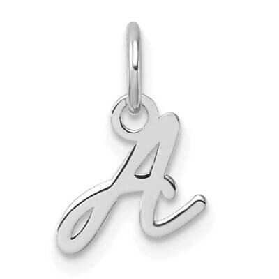 Uppercase Letter A Initial Charm 14k White Gold XNA1467W/A, MPN: XNA1467W/A,