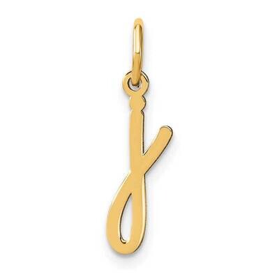 Lower Case Letter J Initial Charm 14k Gold XNA1307Y/J, MPN: XNA1307Y/J,