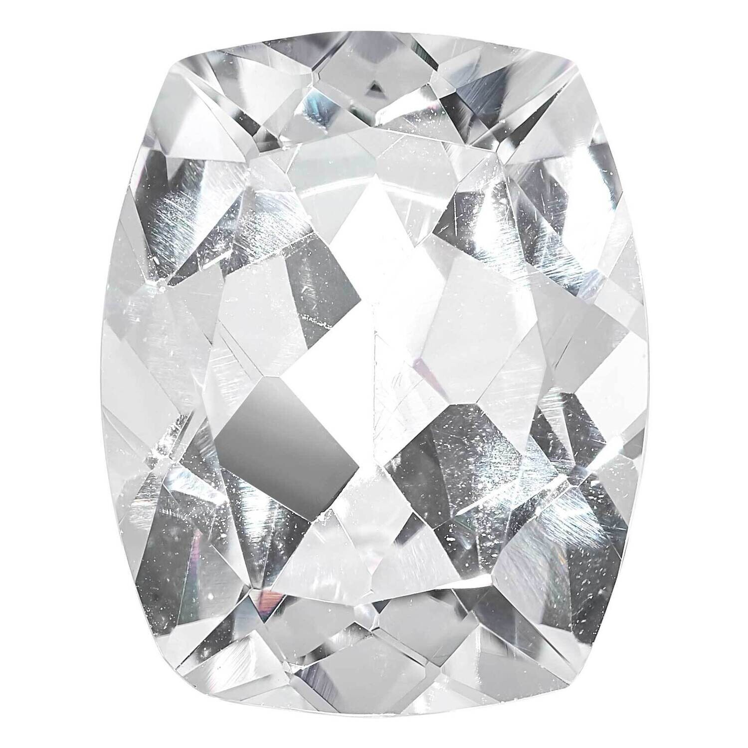 Topaz White 8X6mm Cushion TP-0806-CUF-WH, MPN: TP-0806-CUF-WH,