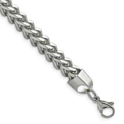 Chisel Polished 6.75mm 9 Inch Franco Chain Stainless Steel SRN684-9 by Chisel, MPN: SRN684-9, 88677…