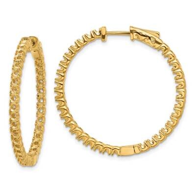 Round Hoop Safety Clasp Earring Mountings 14k Gold XE2013, MPN: XE2013, 191101638046