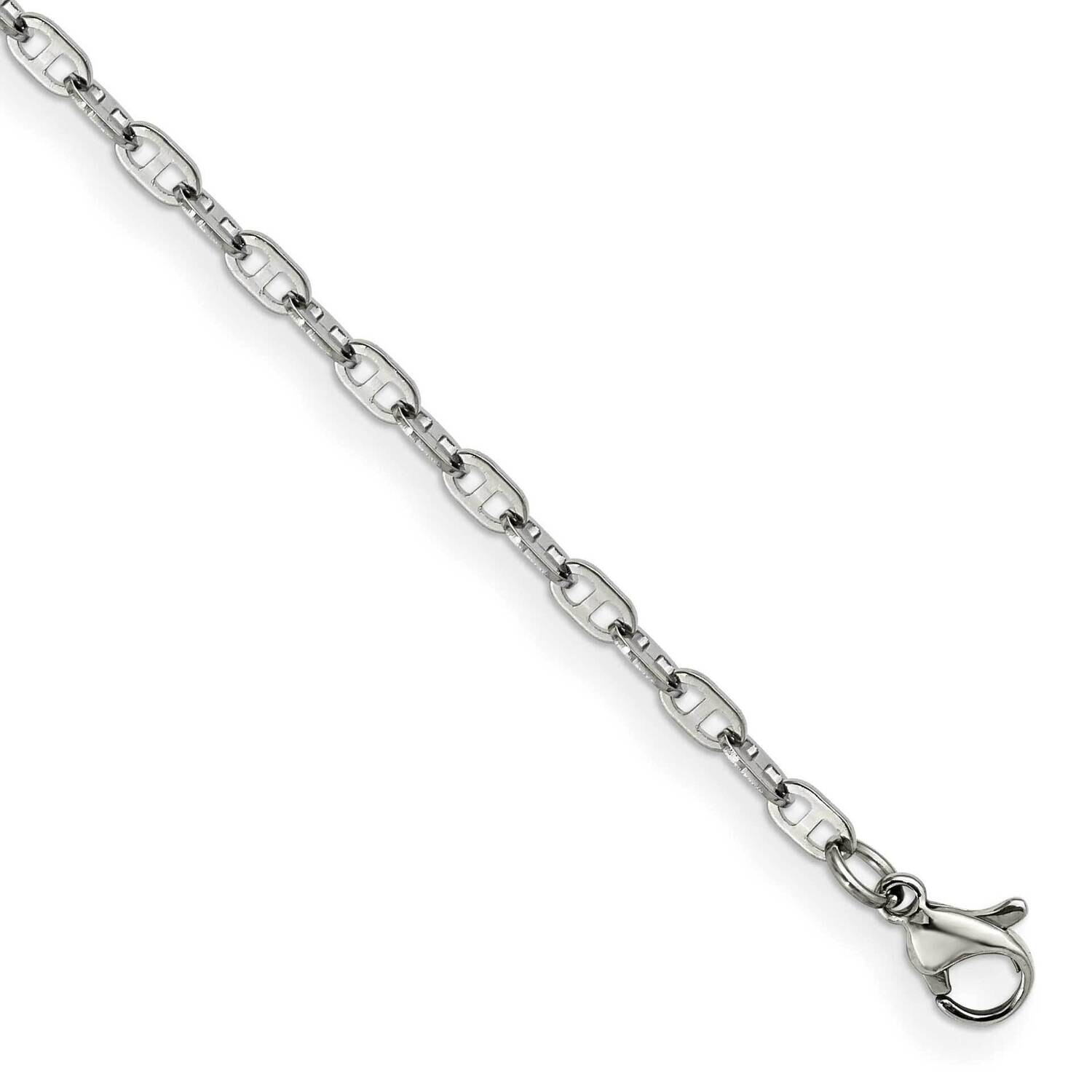 Chisel Polished 2.75mm 7.5 Inch Anchor Chain Stainless Steel SRN1879-7.5 by Chisel, MPN: SRN1879-7.…