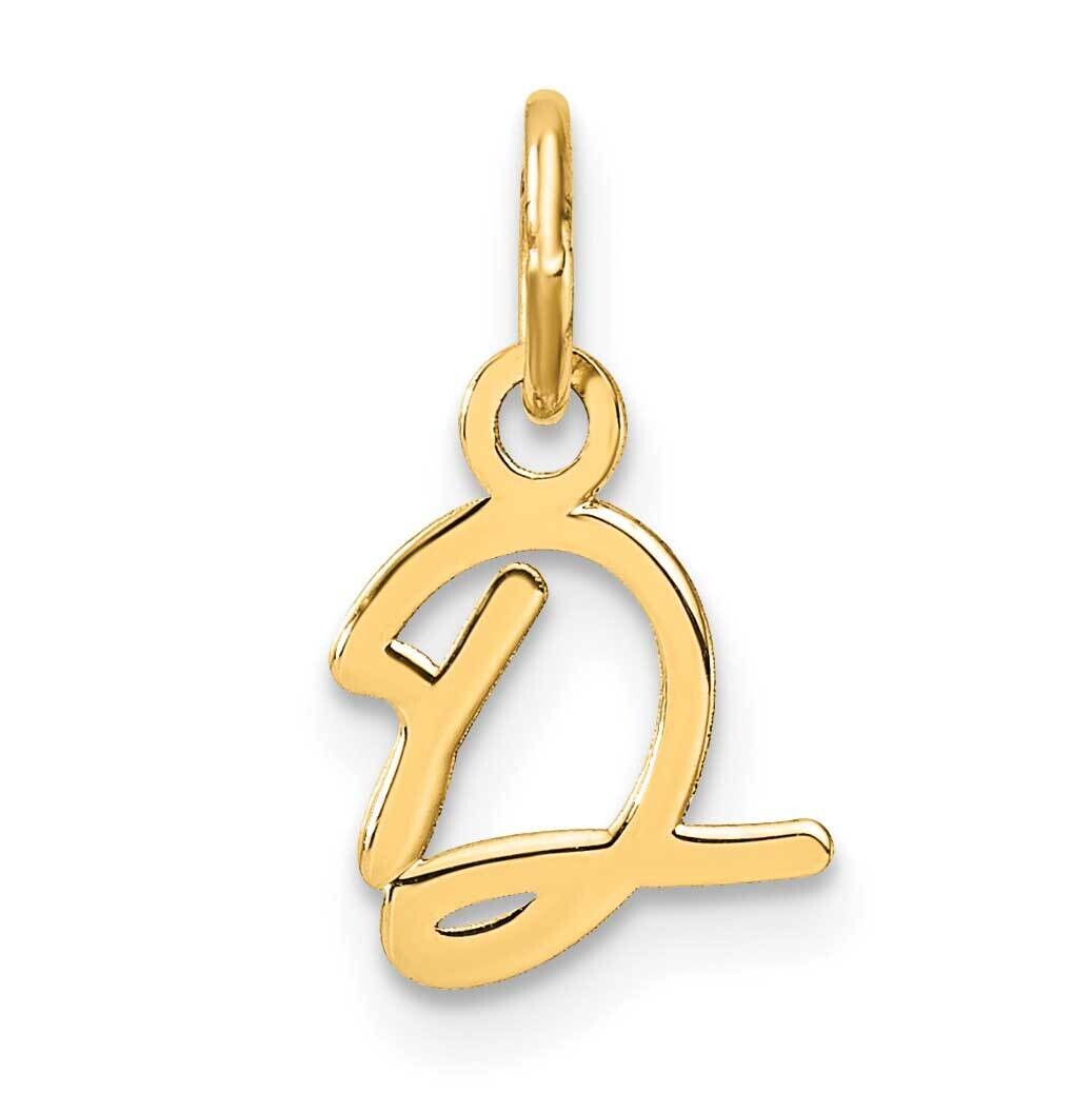 Uppercase Letter D Initial Charm 14k Gold XNA1467Y/D, MPN: XNA1467Y/D,