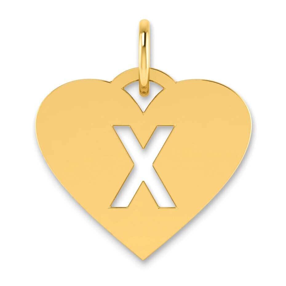 Initial Letter X Initial Charm 14k Gold XNA1338Y/X, MPN: XNA1338Y/X, 196904073971