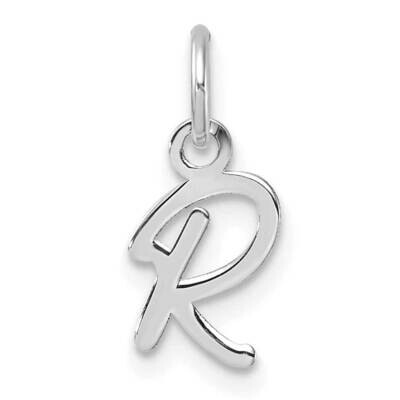 Uppercase Letter R Initial Charm 14k White Gold XNA1467W/R, MPN: XNA1467W/R,