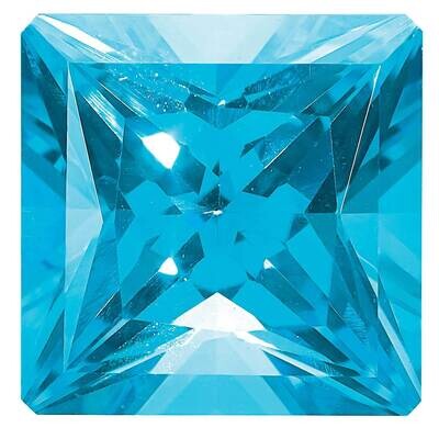 Topaz Paraiba Blue 3mm Princess TP-0300-SQP-PA, MPN: TP-0300-SQP-PA,