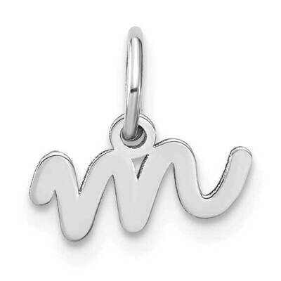 Lower Case Letter M Initial Charm 14k White Gold XNA1307W/M, MPN: XNA1307W/M, 196904076910