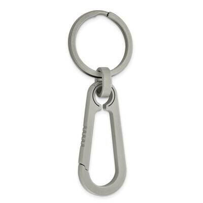 Chisel Brushed Carabiner Key Ring Titanium TBK104 by Chisel, MPN: TBK104, 883957759142
