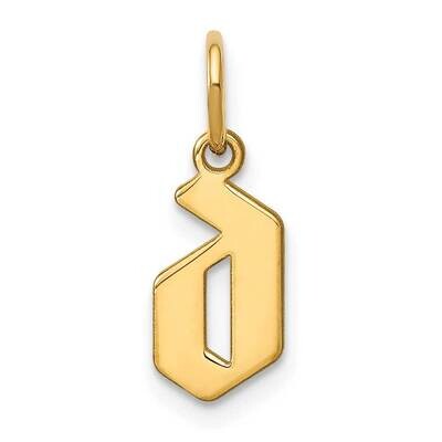 Lower Case Letter D Initial Pendant 14k Gold XNA1383Y/D, MPN: XNA1383Y/D, 196904069042