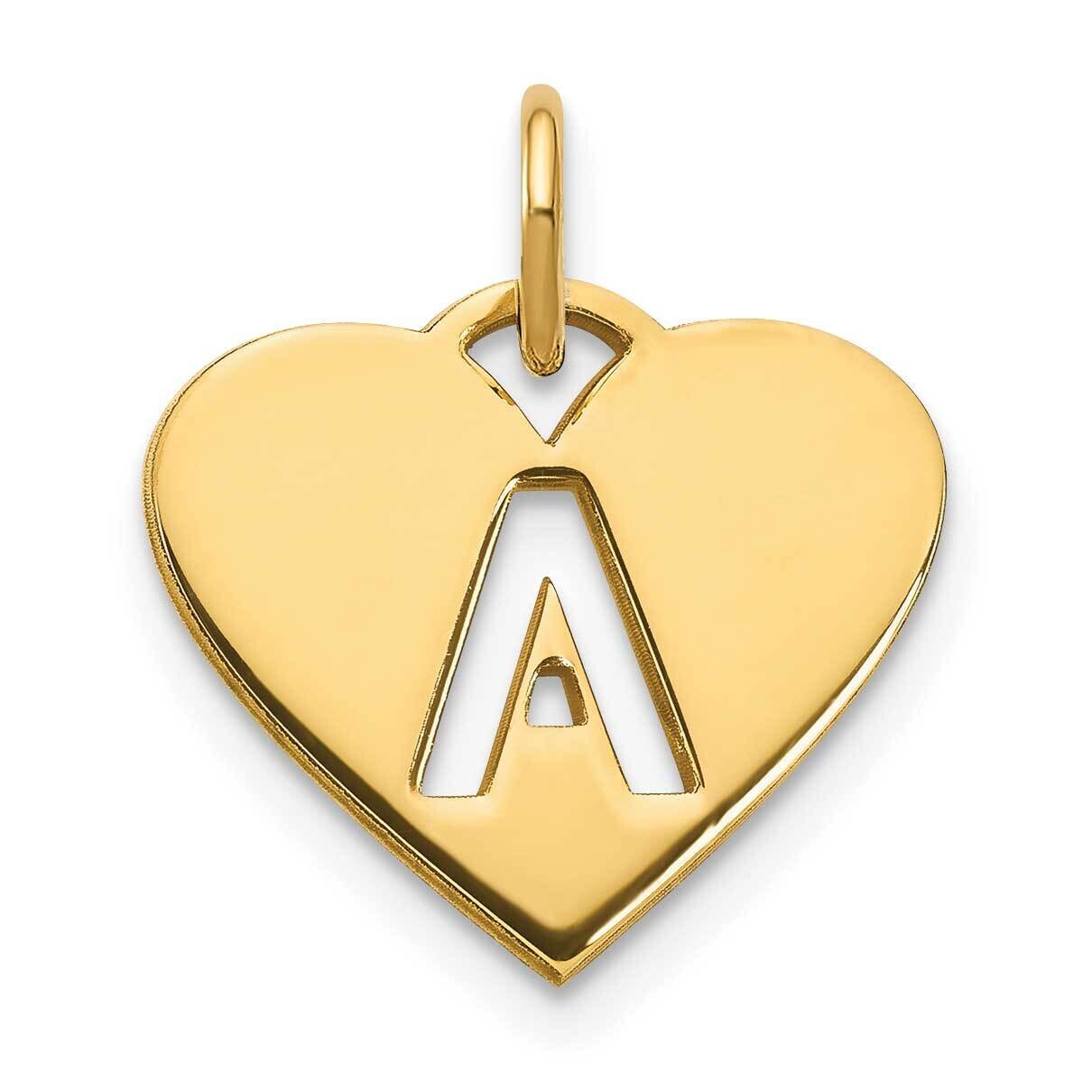Initial Letter A Initial Charm 14k Gold XNA1338Y/A, MPN: XNA1338Y/A, 196904070147