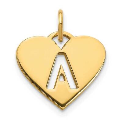 Initial Letter A Initial Charm 14k Gold XNA1338Y/A, MPN: XNA1338Y/A, 196904070147