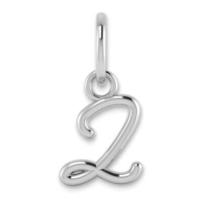 Upper Case Letter Z Initial Charm 14k White Gold XNA1305W/Z, MPN: XNA1305W/Z,