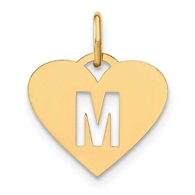 Initial Letter M Initial Charm 14k Gold XNA1338Y/M, MPN: XNA1338Y/M, 196904072516