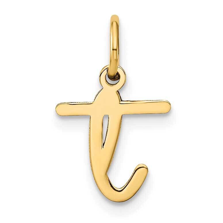Lower Case Letter T Initial Charm 14k Gold XNA1307Y/T, MPN: XNA1307Y/T,