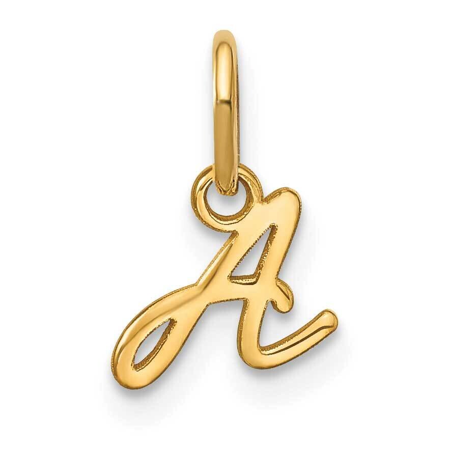 Upper Case Letter A Initial Charm 14k Gold XNA1305Y/A