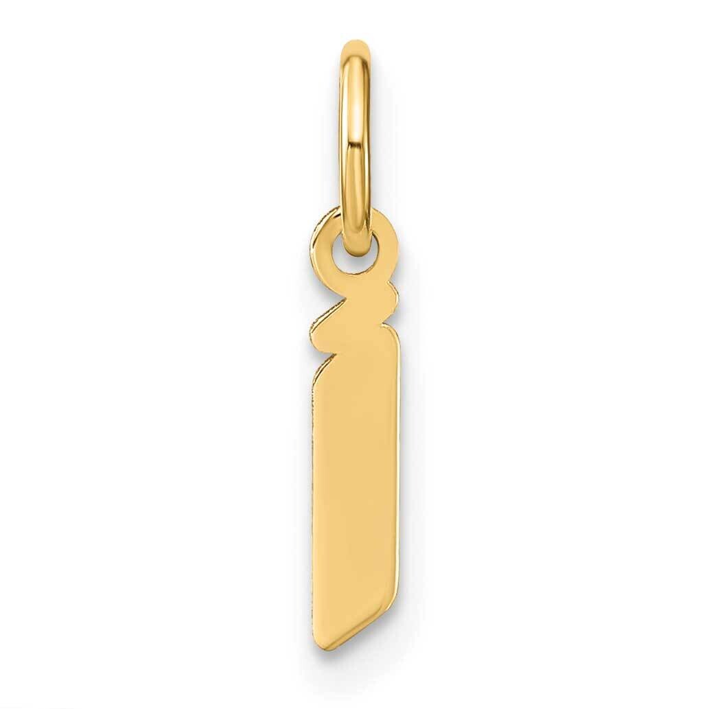 Lowercase Letter I Initial Pendant 14k Gold XNA1383Y/I, MPN: XNA1383Y/I, 196904071021