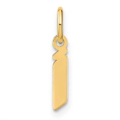 Lowercase Letter I Initial Pendant 14k Gold XNA1383Y/I, MPN: XNA1383Y/I, 196904071021