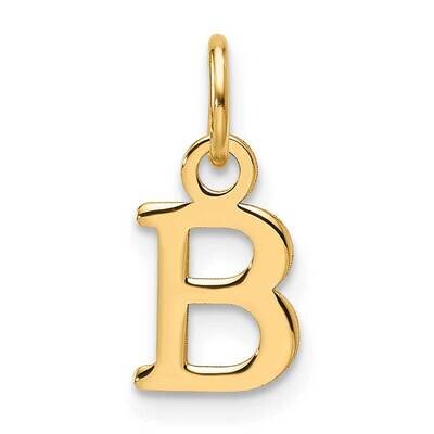 Cutout Letter B Initial Pendant 14k Gold XNA1466Y/B, MPN: XNA1466Y/B,