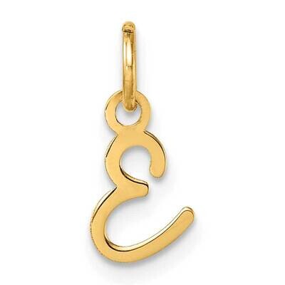 Uppercase Letter E Initial Charm 14k Gold XNA1467Y/E, MPN: XNA1467Y/E,