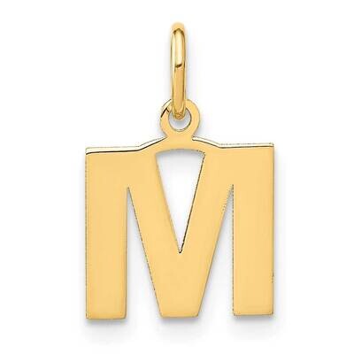Letter M Initial Pendant 14k Gold XNA1337Y/M, MPN: XNA1337Y/M, 196904072769