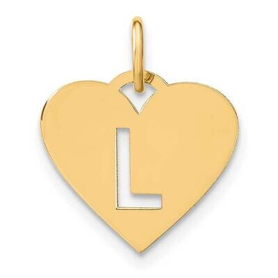 Initial Letter L Initial Charm 14k Gold XNA1338Y/L, MPN: XNA1338Y/L, 196904070130