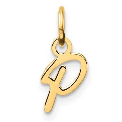 Uppercase Letter P Initial Charm 14k Gold XNA1467Y/P, MPN: XNA1467Y/P,