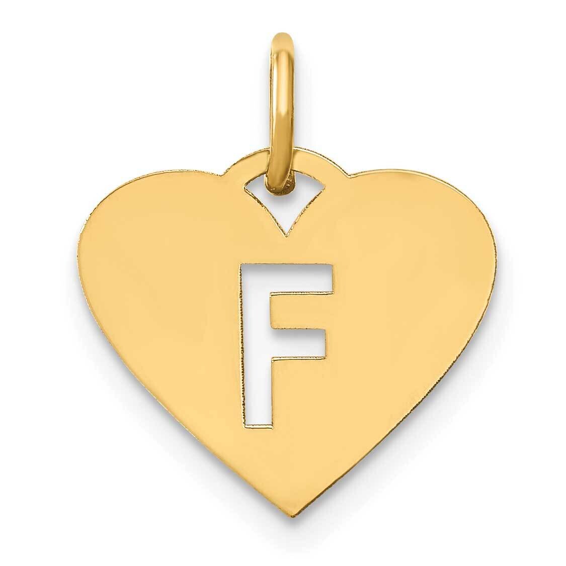 Initial Letter F Initial Charm 14k Gold XNA1338Y/F, MPN: XNA1338Y/F, 196904074022