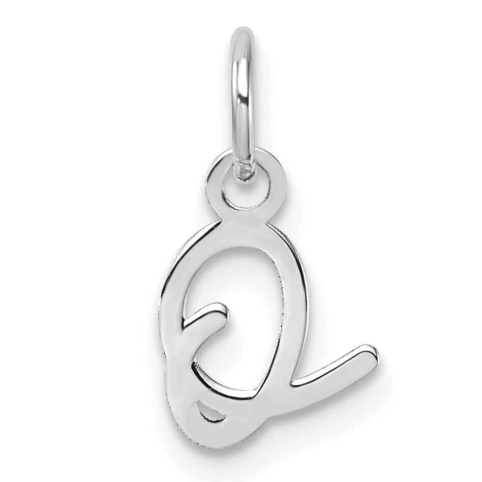 Uppercase Letter O Initial Charm 14k White Gold XNA1467W/O, MPN: XNA1467W/O,