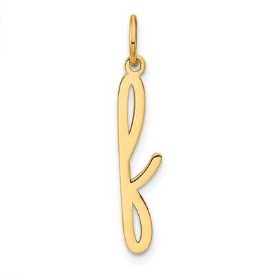 Lower Case Letter F Initial Charm 14k Gold XNA1307Y/F, MPN: XNA1307Y/F,
