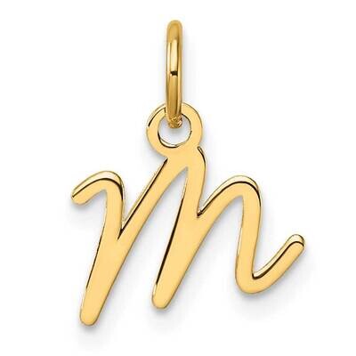 Uppercase Letter M Initial Charm 14k Gold XNA1467Y/M, MPN: XNA1467Y/M,