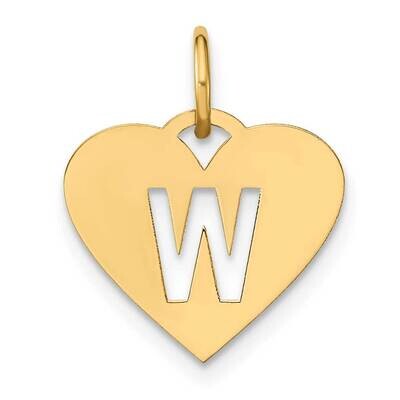 Initial Letter W Initial Charm 14k Gold XNA1338Y/W, MPN: XNA1338Y/W, 196904071687