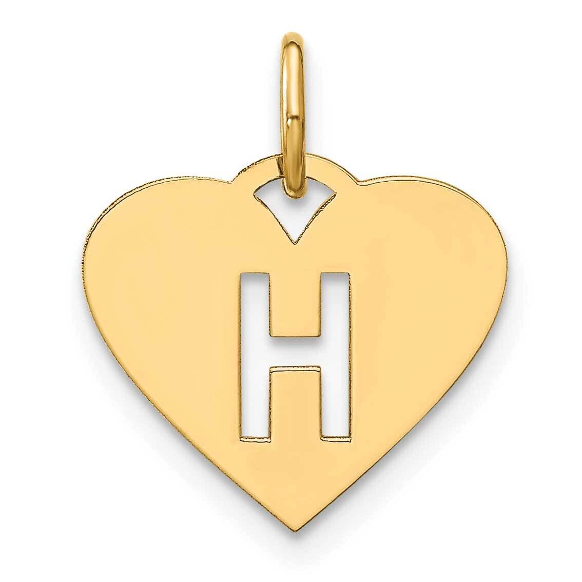 Initial Letter H Initial Charm 14k Gold XNA1338Y/H, MPN: XNA1338Y/H, 196904074015