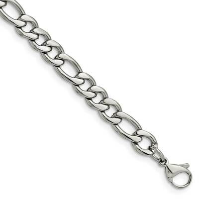Chisel Polished 6.75mm 8 Inch Figaro Chain Stainless Steel SRN681-8 by Chisel, MPN: SRN681-8, 88677…