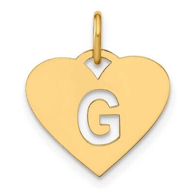 Initial Letter G Initial Charm 14k Gold XNA1338Y/G, MPN: XNA1338Y/G, 196904071717
