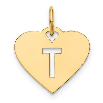 Initial Letter T Initial Charm 14k Gold XNA1338Y/T, MPN: XNA1338Y/T, 196904070123