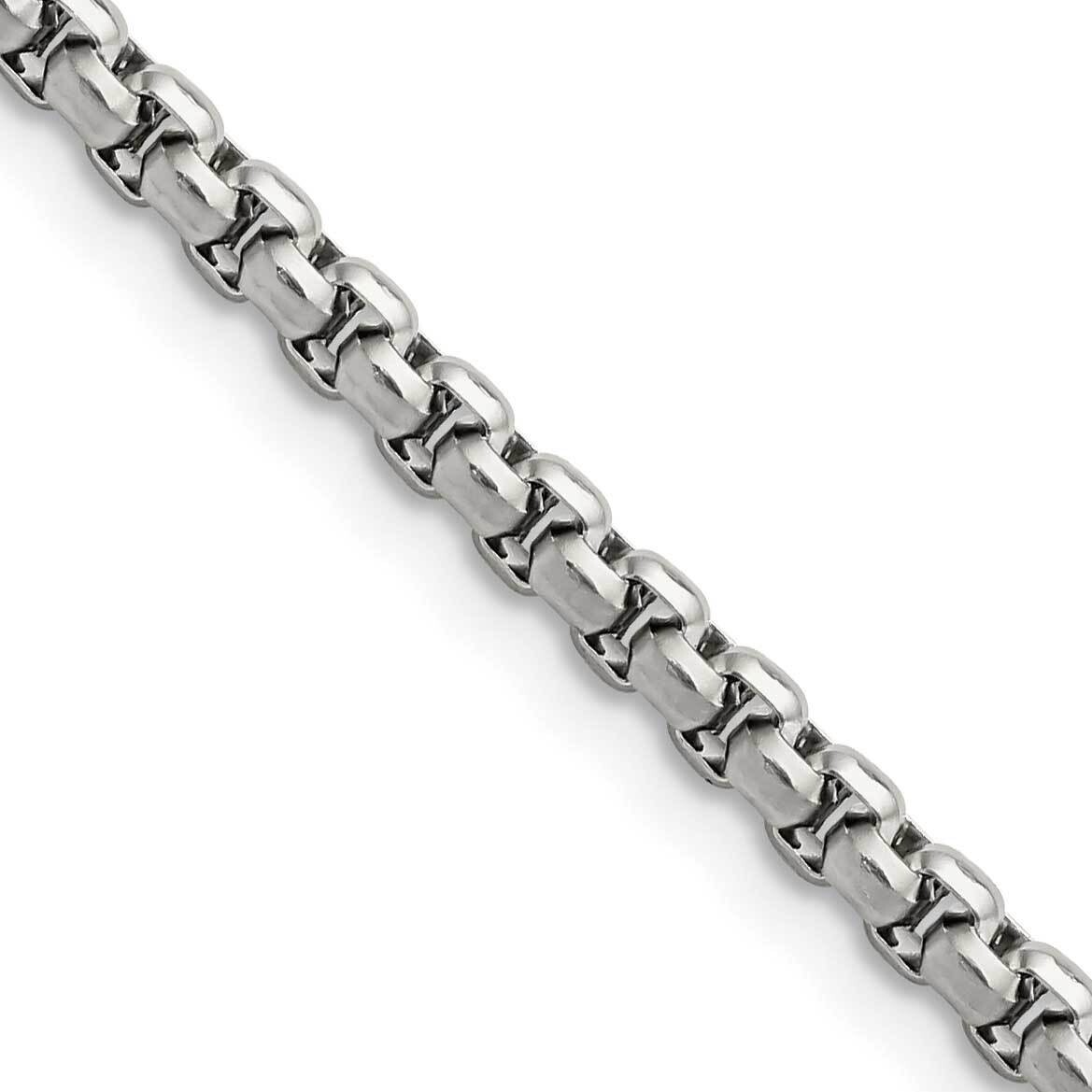 Chisel Polished 3.8mm Fancy Link 19.75 Inch Chain Stainless Steel SRN1494-19.75 by Chisel, MPN: SRN…