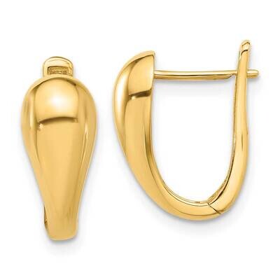 Hinged Earrings 14k Polished Gold TF2282, MPN: TF2282,