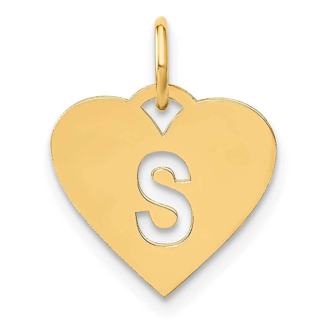 Initial Letter S Initial Charm 14k Gold XNA1338Y/S, MPN: XNA1338Y/S, 196904073995