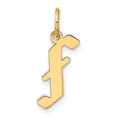 Letter F Initial Pendant 14k Gold XNA1335Y/F, MPN: XNA1335Y/F, 196904070000