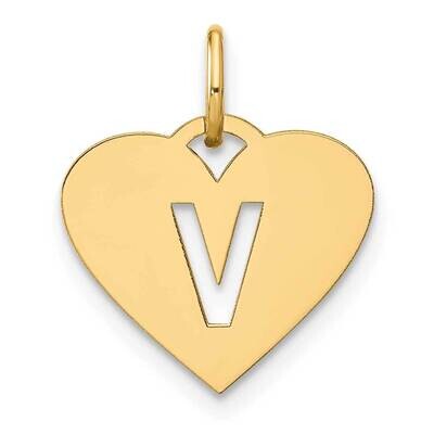 Initial Letter V Initial Charm 14k Gold XNA1338Y/V, MPN: XNA1338Y/V, 196904068960