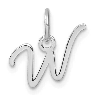 Uppercase Letter W Initial Charm 14k White Gold XNA1467W/W, MPN: XNA1467W/W,