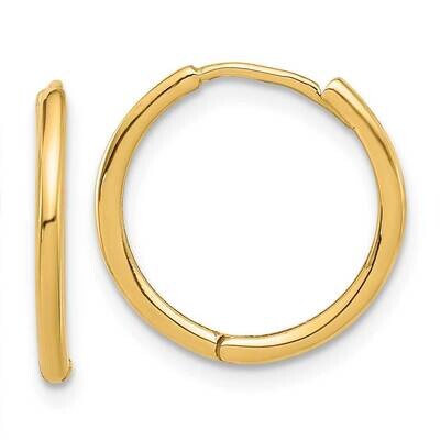 Hinged Hoop Earrings 14k Polished Gold TF2302, MPN: TF2302,