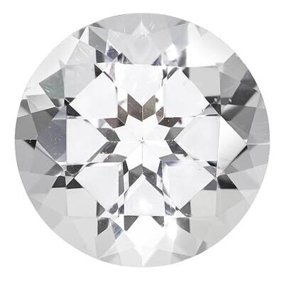 Topaz White 1.25mm Round Natural Brilliance TP-0125-RDF-WH, MPN: TP-0125-RDF-WH,