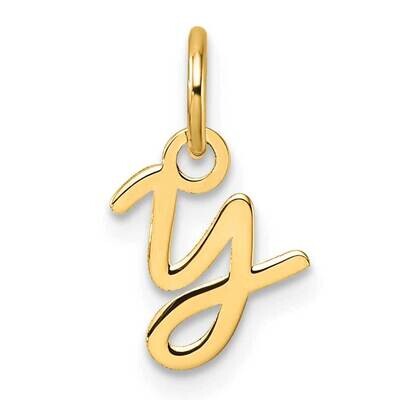 Uppercase Letter Y Initial Charm 14k Gold XNA1467Y/Y, MPN: XNA1467Y/Y,